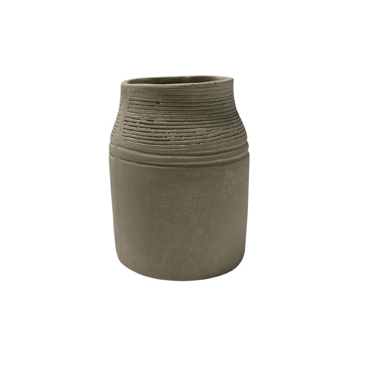 Sierra Paper Mache Vase - 6.3" H & 5.5" Dia