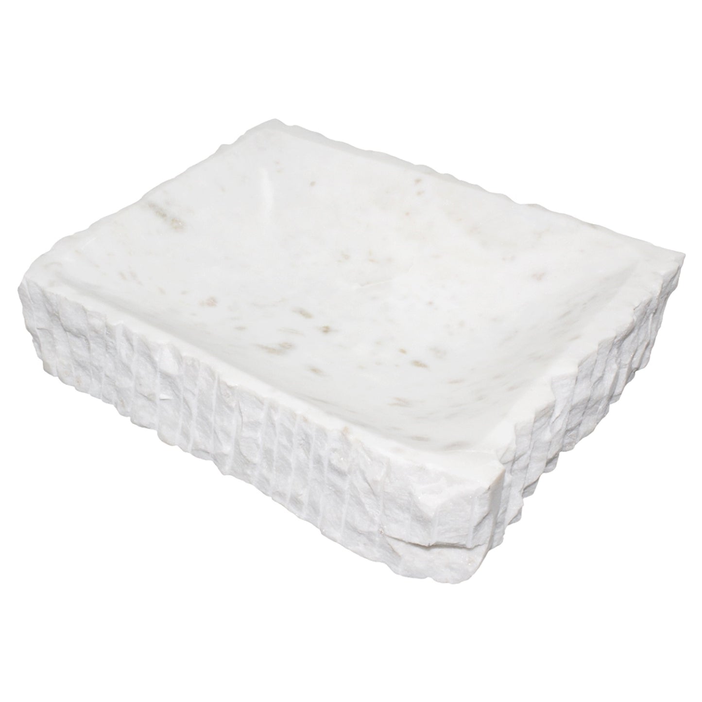 Marble Bowl with Uneven Edges - Large