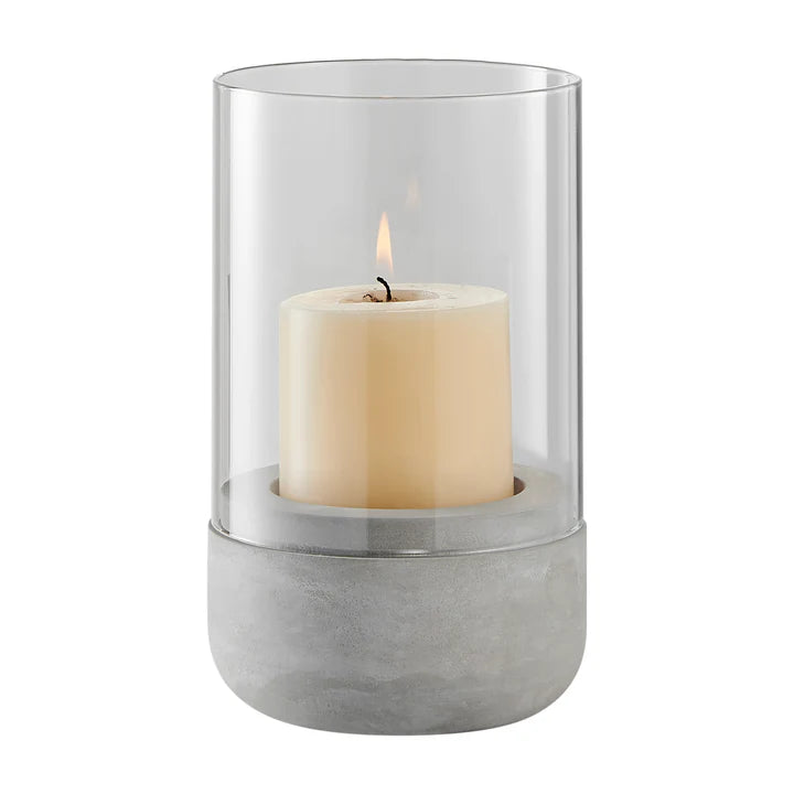 Lumière Cement Pillar Candle Holder