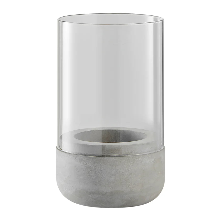 Lumière Cement Pillar Candle Holder