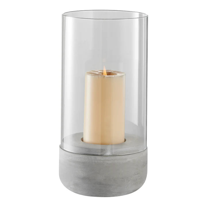 Lumière Cement Pillar Candle Holder