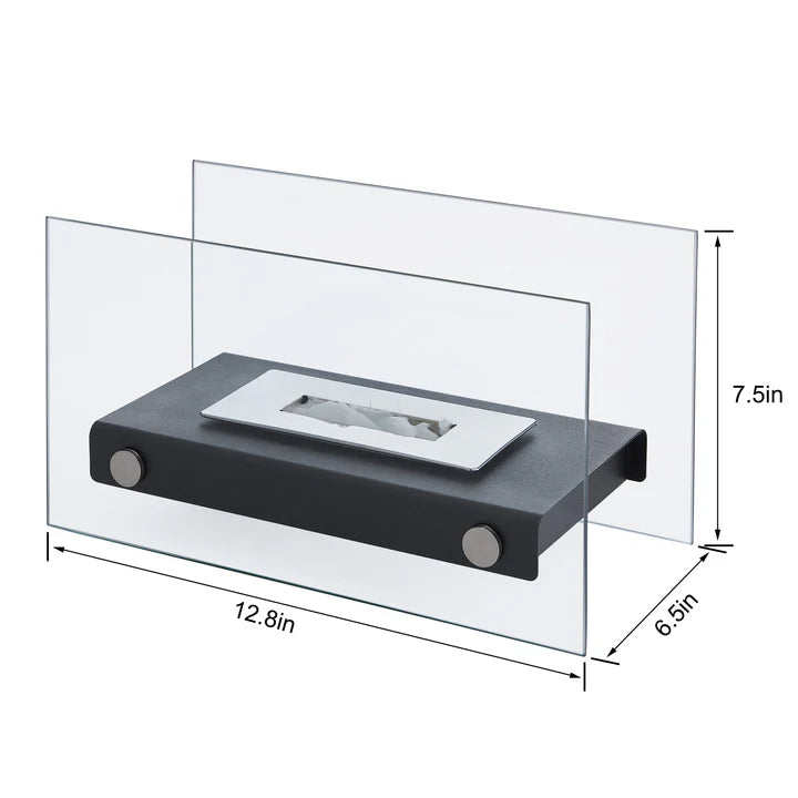 Celeste Rectangular Tabletop Smokeless Fireplace