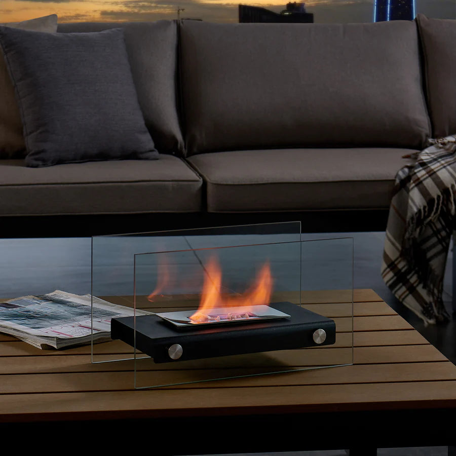 Celeste Rectangular Tabletop Smokeless Fireplace