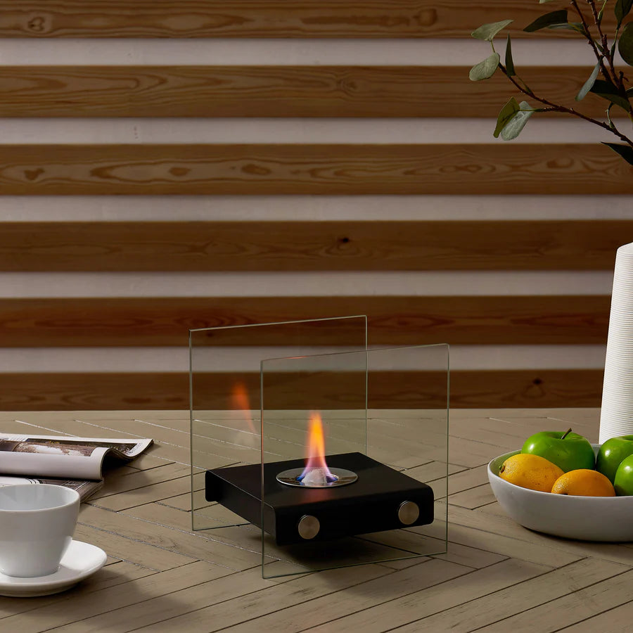 Celeste Square Tabletop Smokeless Fireplace